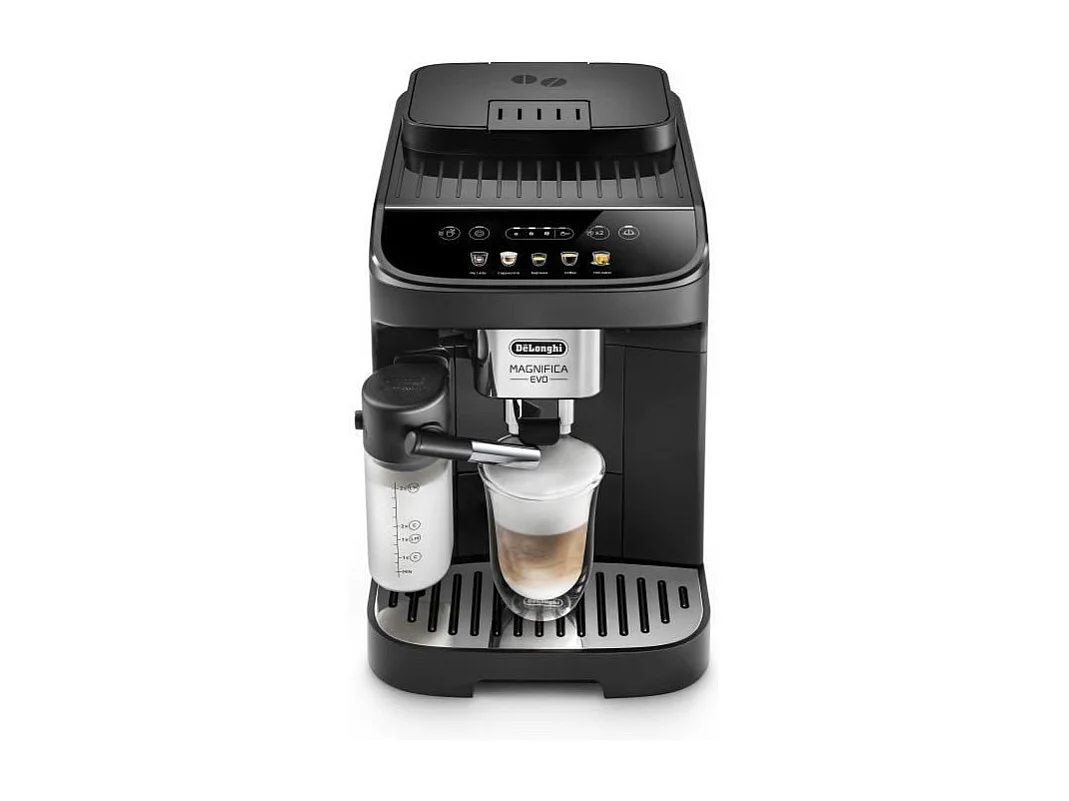 DeLonghi Magnifica Evo, Machine expresso avec broyeur, technologie boissons lactees, ECAM290.61.B, Noir