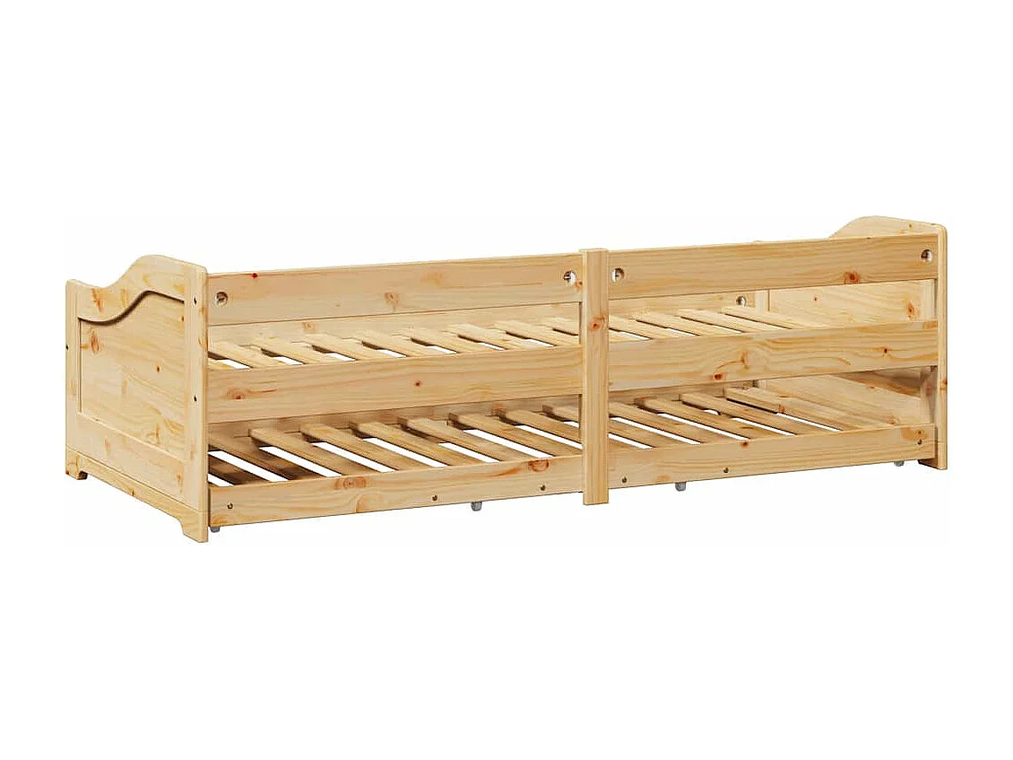 Lit de jour avec gigogne sans matelas IRUN 90x200 cm