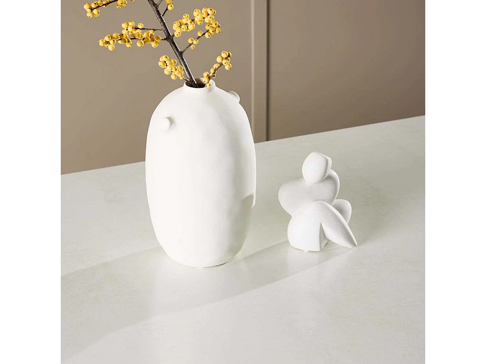 Table Basse en Verre "Ester" 120cm Blanc