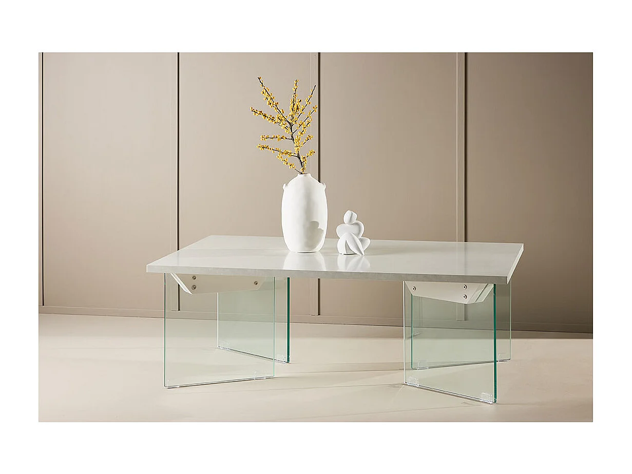 Ester table basse blanc.