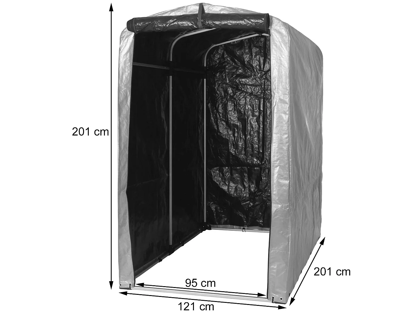 Gerätehaus MCW-N61, Anthrazit