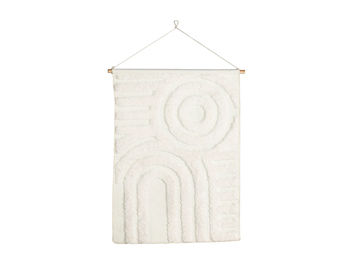 Toile Tapi à Supendre "Nikita" 100cm Blanc