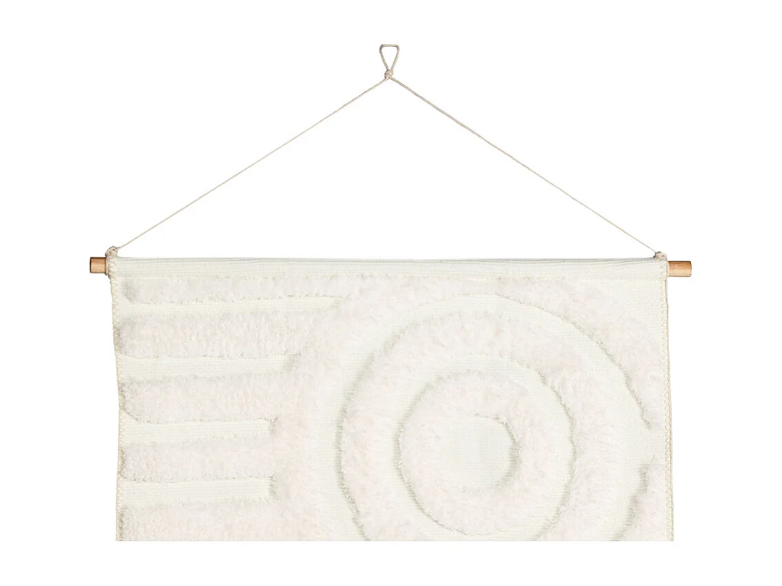 Toile Tapi à Supendre "Nikita" 100cm Blanc