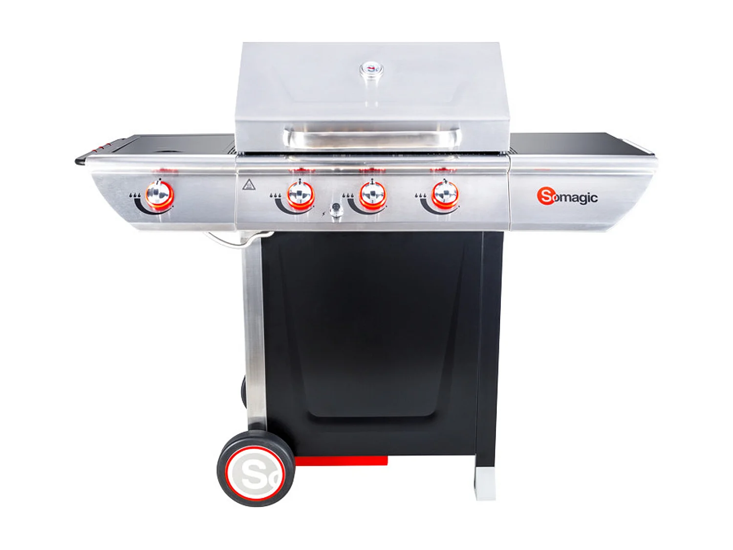 MANHATTAN 350GPI Gas Barbecue - 3 branders 10.5kW + warmhoudlade