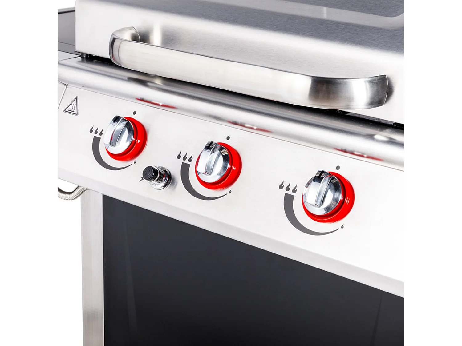 MANHATTAN 350GPI Gas Barbecue - 3 branders 10.5kW + warmhoudlade