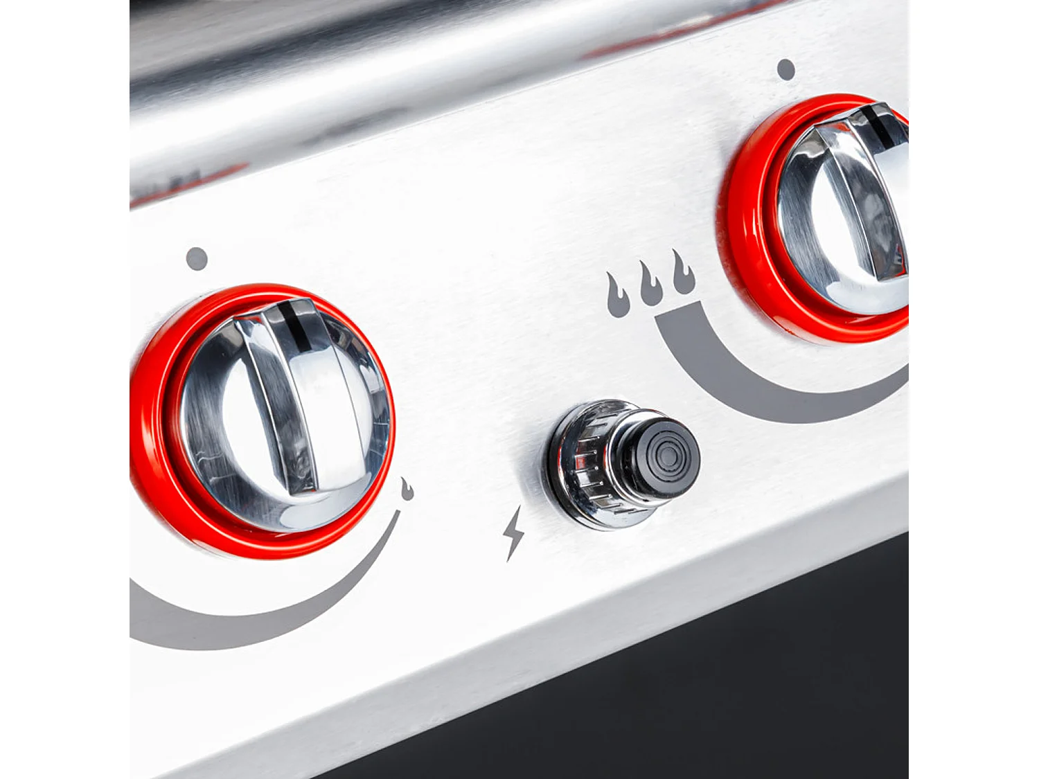 MANHATTAN 350GPI Gas Barbecue - 3 branders 10.5kW + warmhoudlade