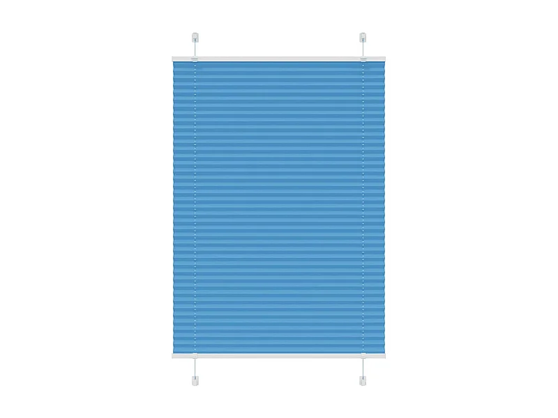 Store plissé bleu 85x150 cm largeur du tissu 84,4 cm polyester