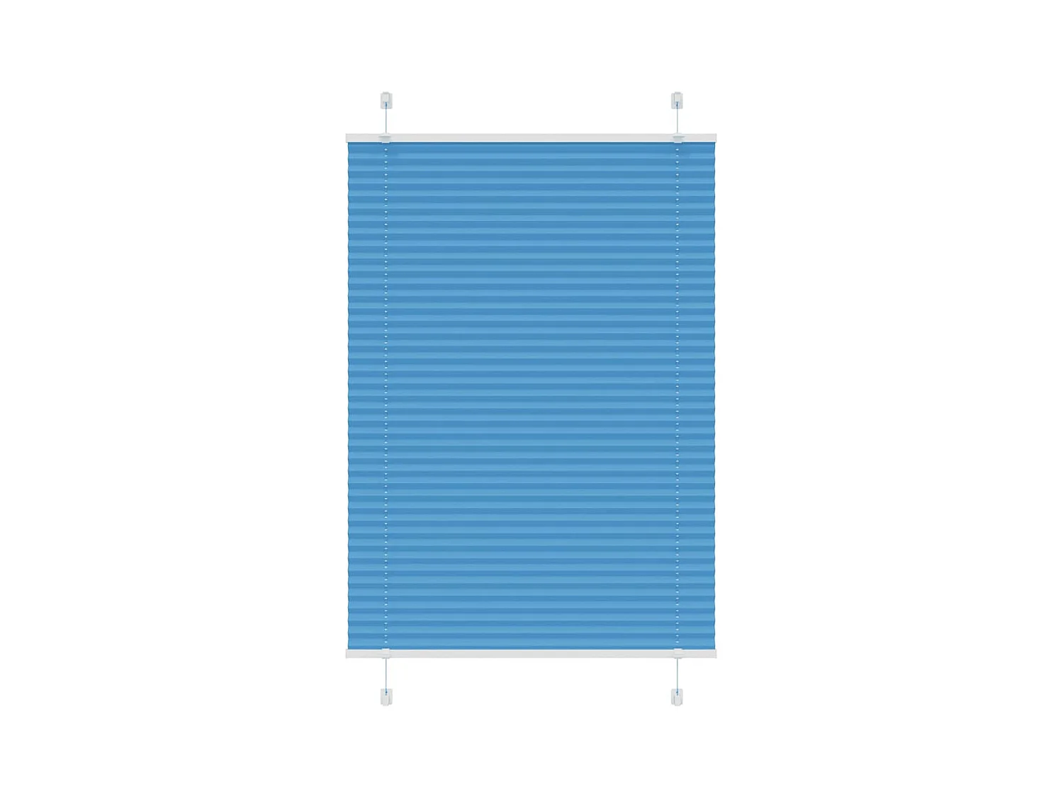 Store plissé bleu 85x150 cm largeur du tissu 84,4 cm polyester