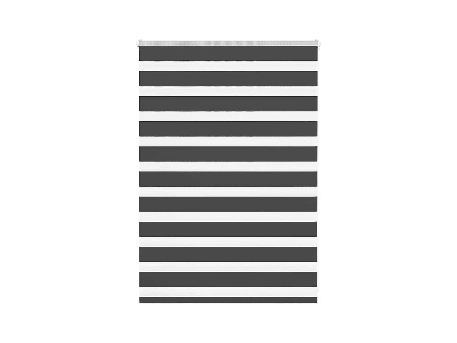 Store zèbre noir 105x100 cm largeur du tissu 100,9 cm polyester
