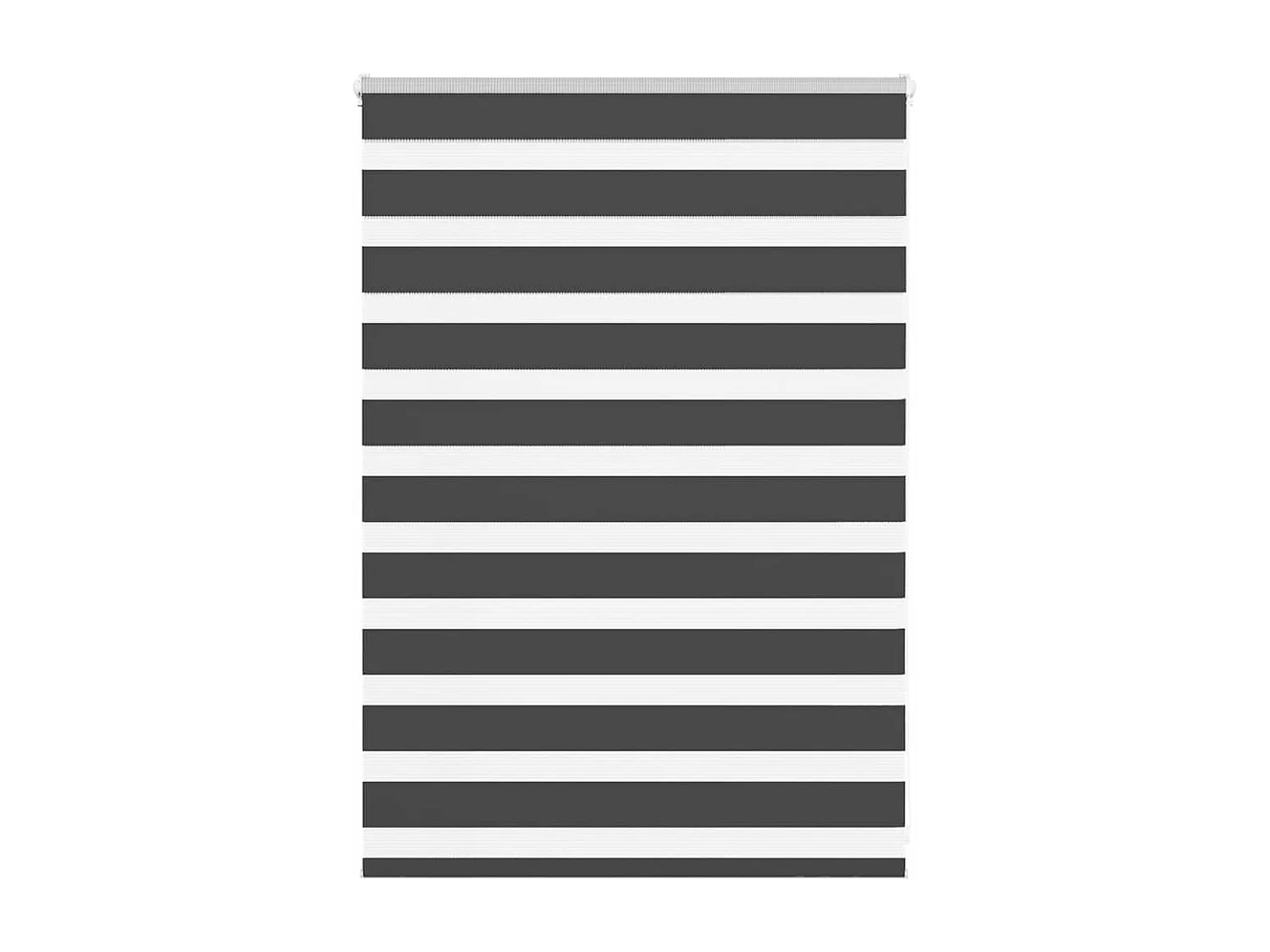 Store zèbre noir 105x100 cm largeur du tissu 100,9 cm polyester