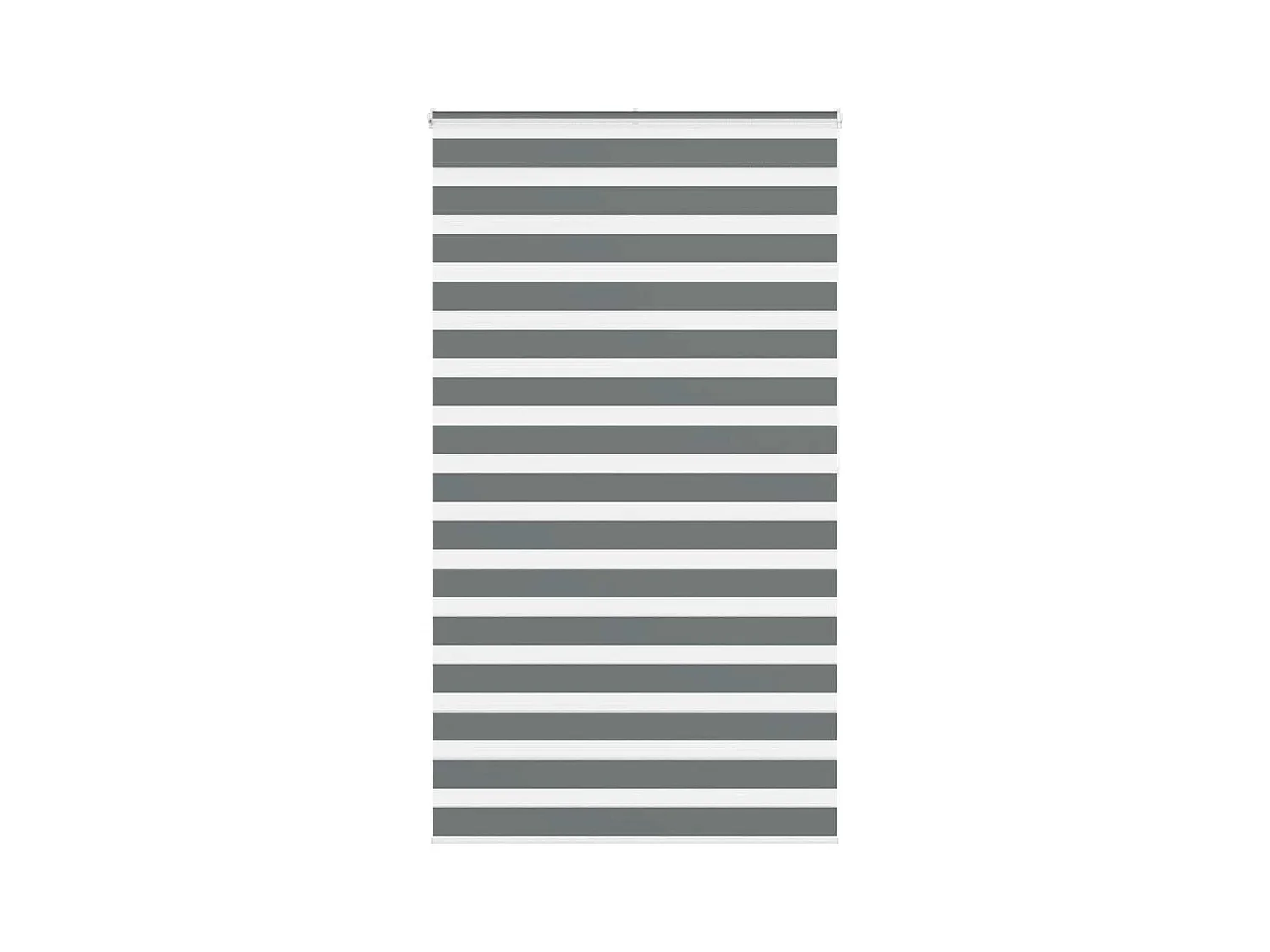 Store zèbre gris foncé largeur du tissu 130,9 cm polyester