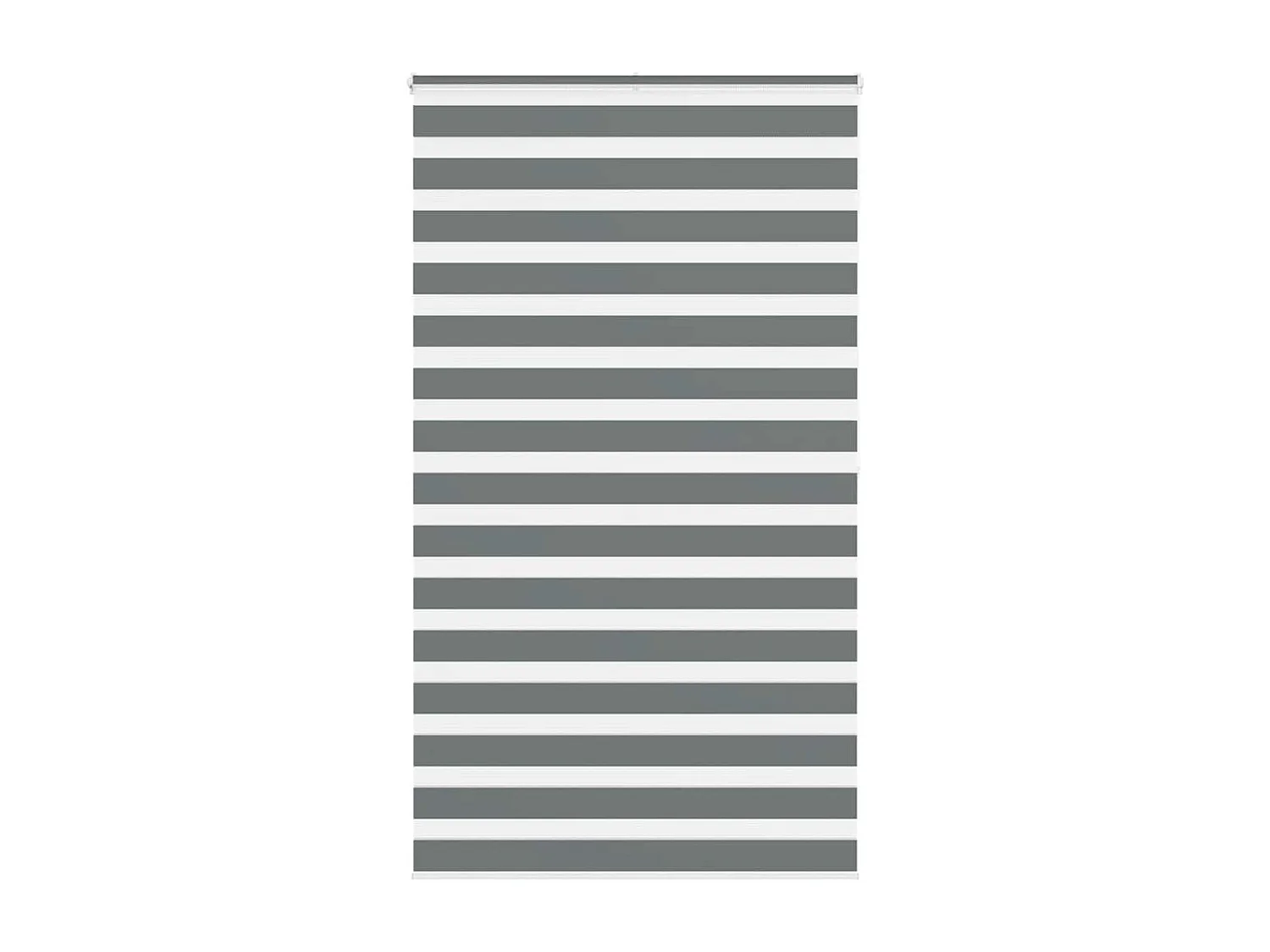 Store zèbre gris foncé largeur du tissu 130,9 cm polyester