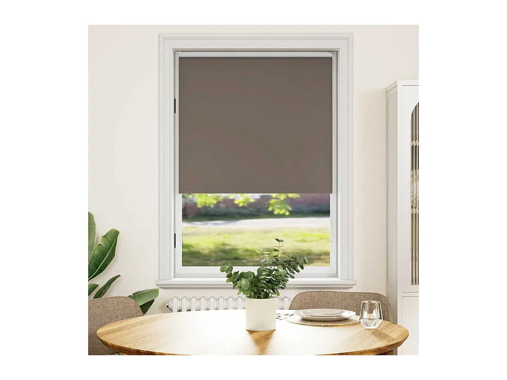 Store enrouleur occultant 80 x 175 cm marron
