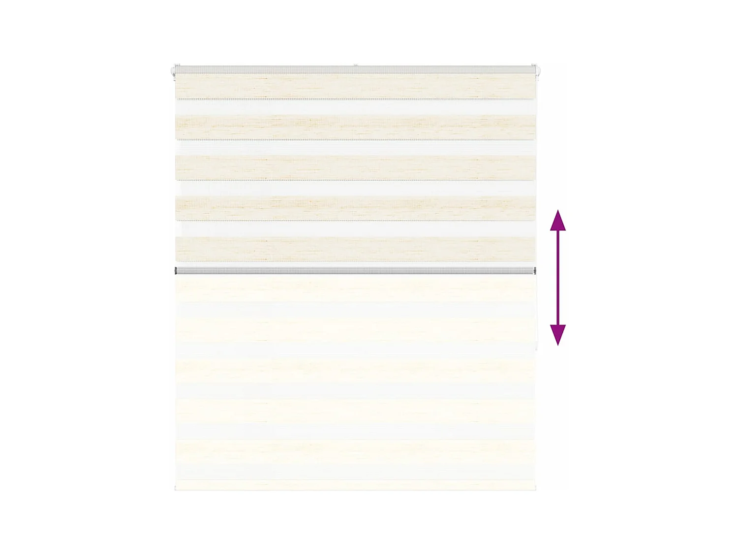 Store zèbre beige marbré largeur du tissu 115,9 cm polyester