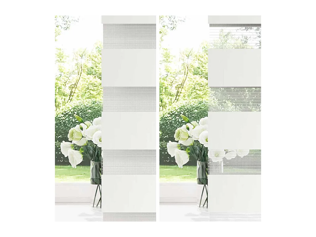 Store zèbre beige marbré largeur du tissu 115,9 cm polyester