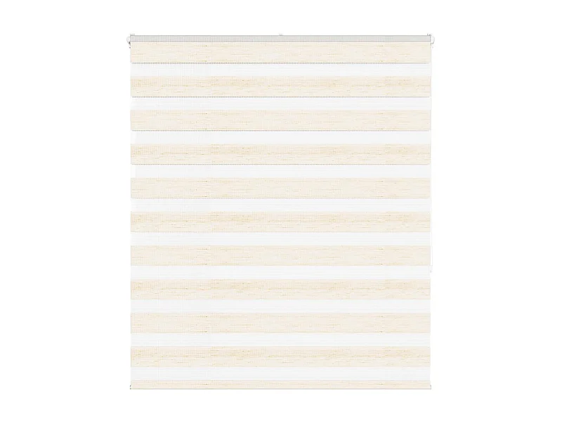 Zebra rolgordijn 120x150 cm stofbreedte 115,9 cm marmerbeige