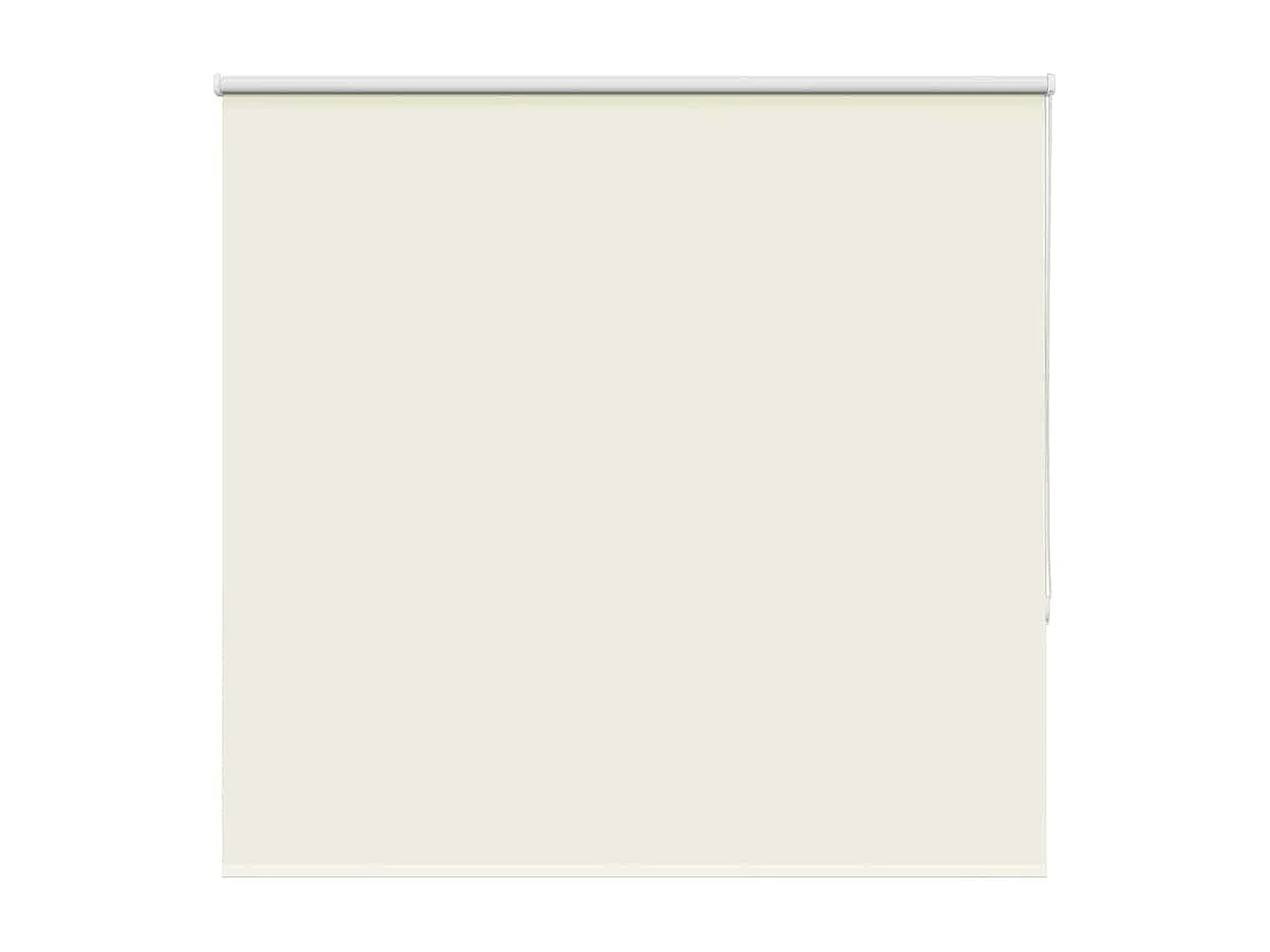 Store enrouleur occultant blanc cassé 160x150 cm largeur tissu