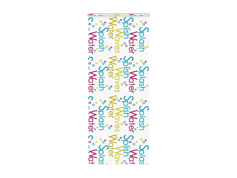 Estor enrollable para ducha casete tela 110x240 cm ancho 106 cm