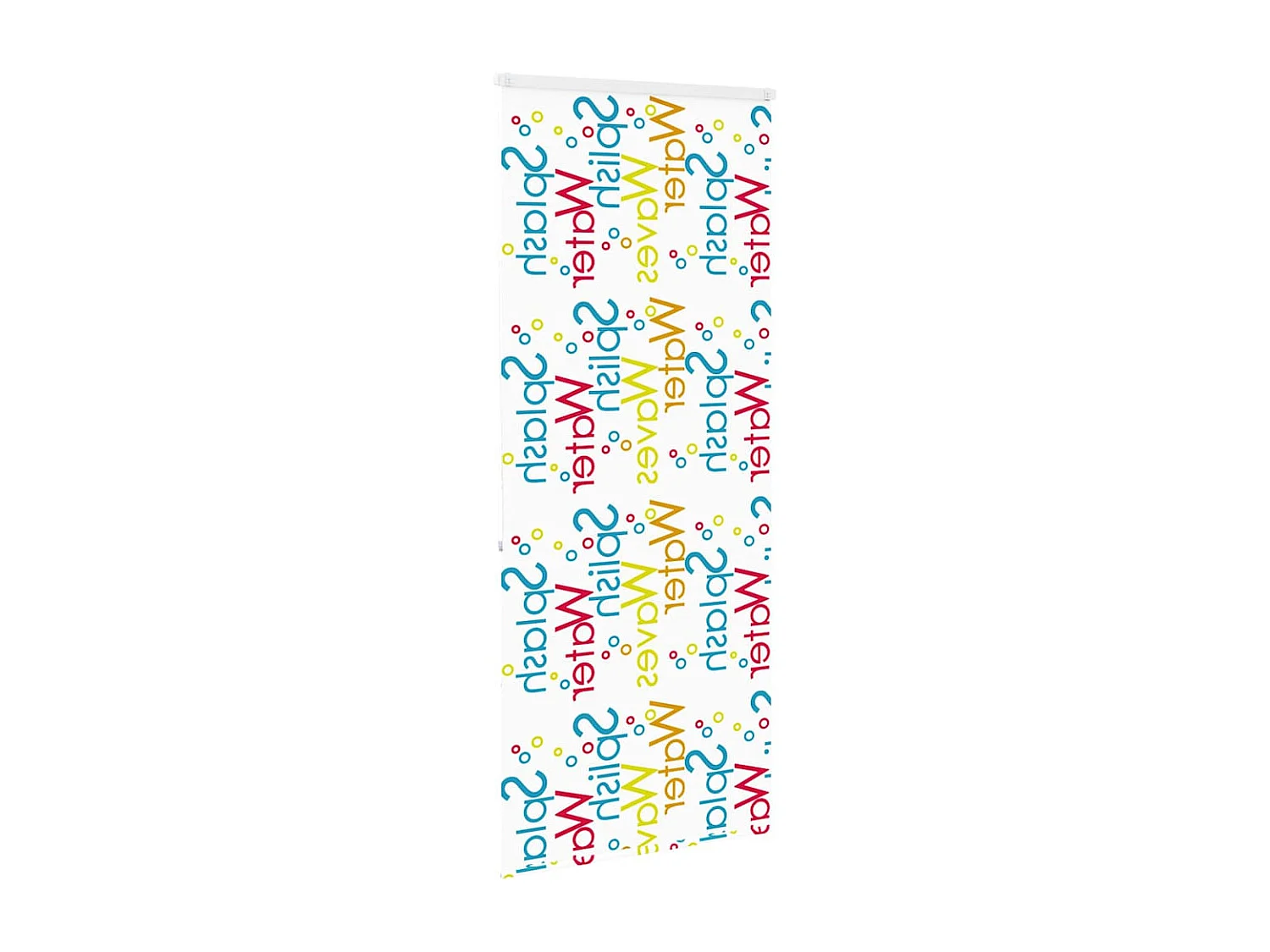 Store enrouleur de douche avec cassette largeur du tissu 106 cm