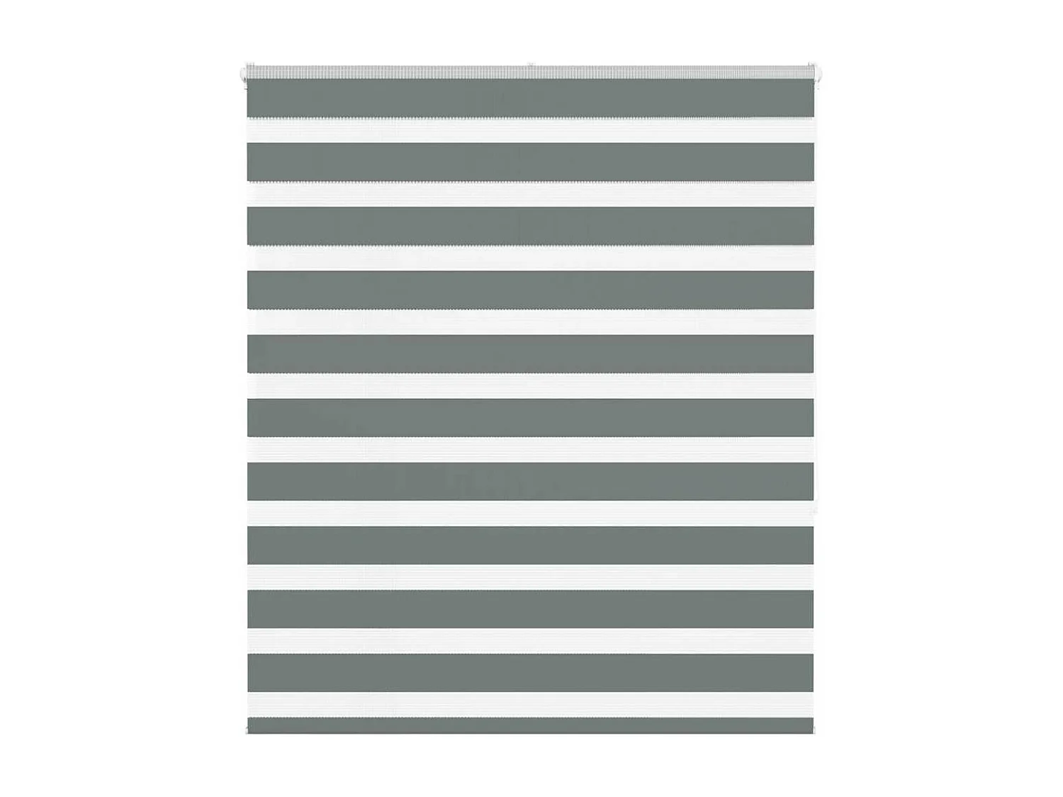 Zebra rolgordijn 120x150 cm stofbreedte 115,9 cm donkergrijs