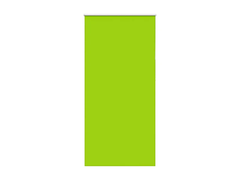 Estor Enrollable Opaco hojas verde 100x230 cm Tela Ancho 95,7cm