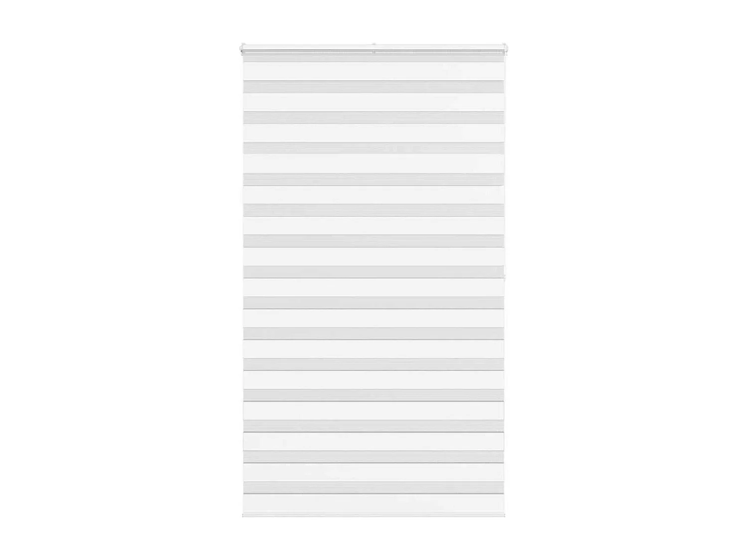 Estor cebra blanco 130x200 cm tejido ancho 125,9 cm poliéster