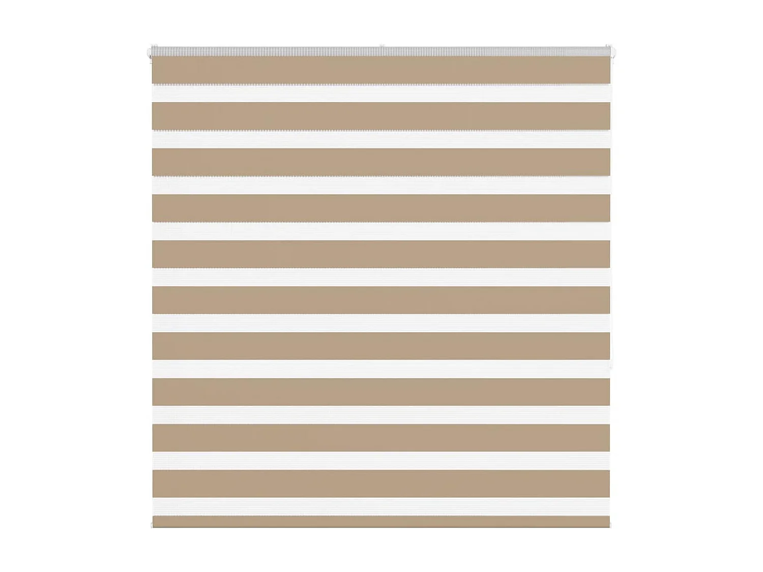 Store zèbre marron sable largeur du tissu 140,9cm polyester