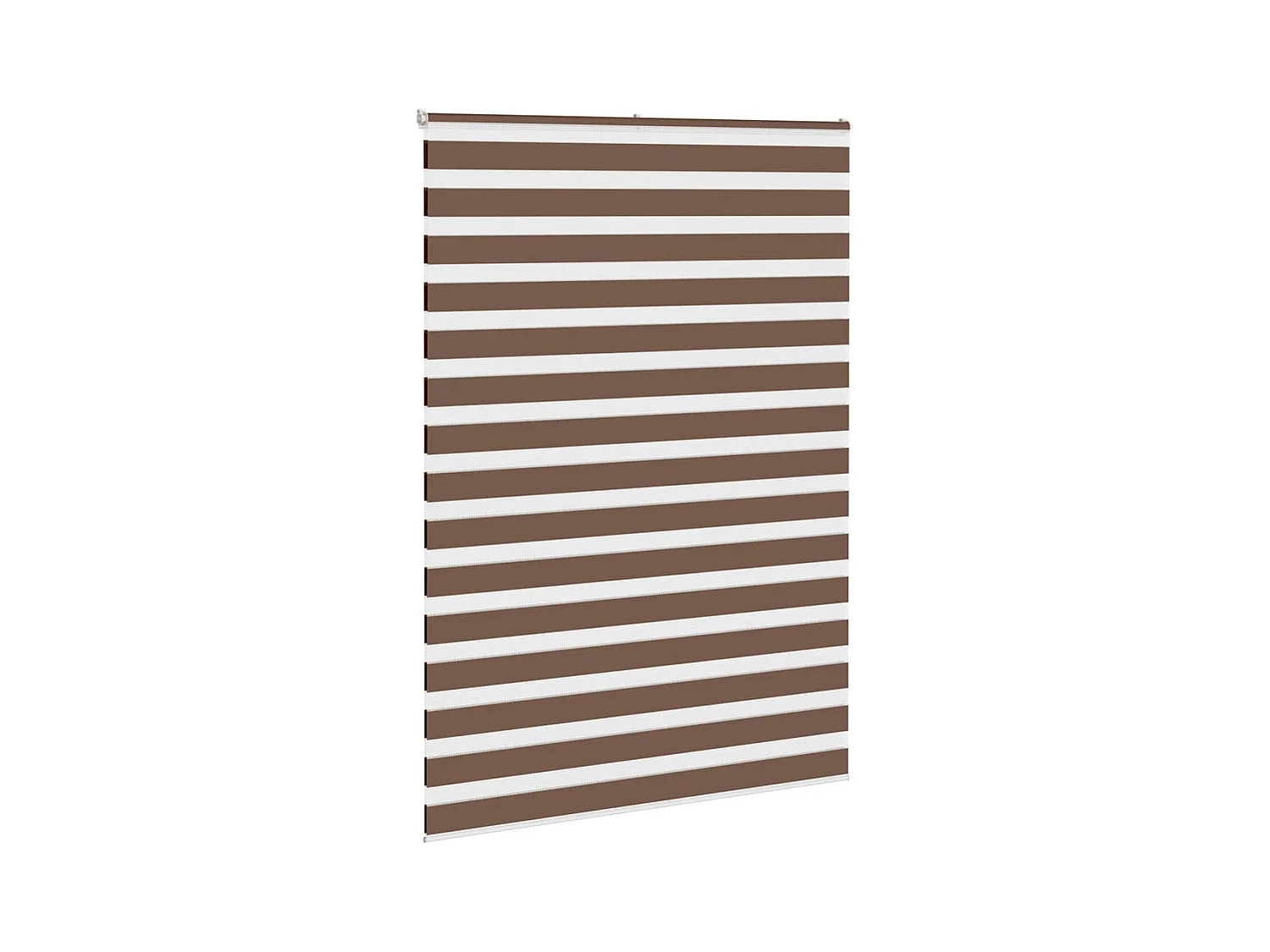 Store zèbre marron 165x230cm largeur du tissu 160,9cm polyester