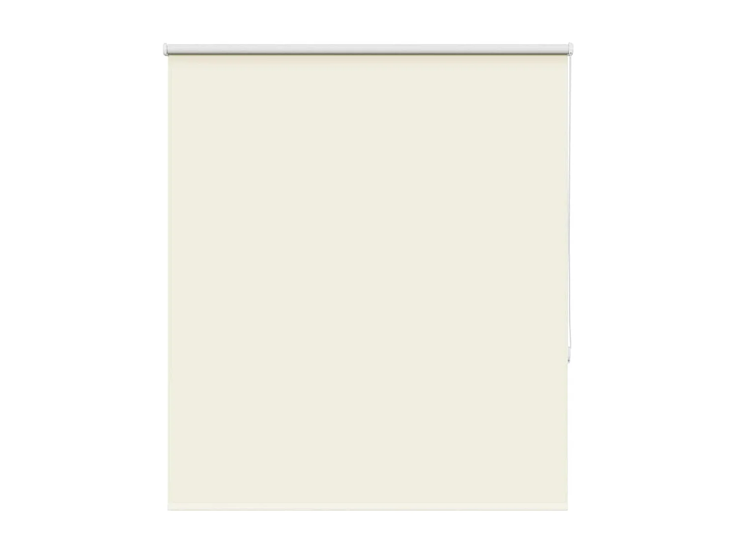 Store enrouleur occultant blanc cassé 120x175 cm largeur tissu