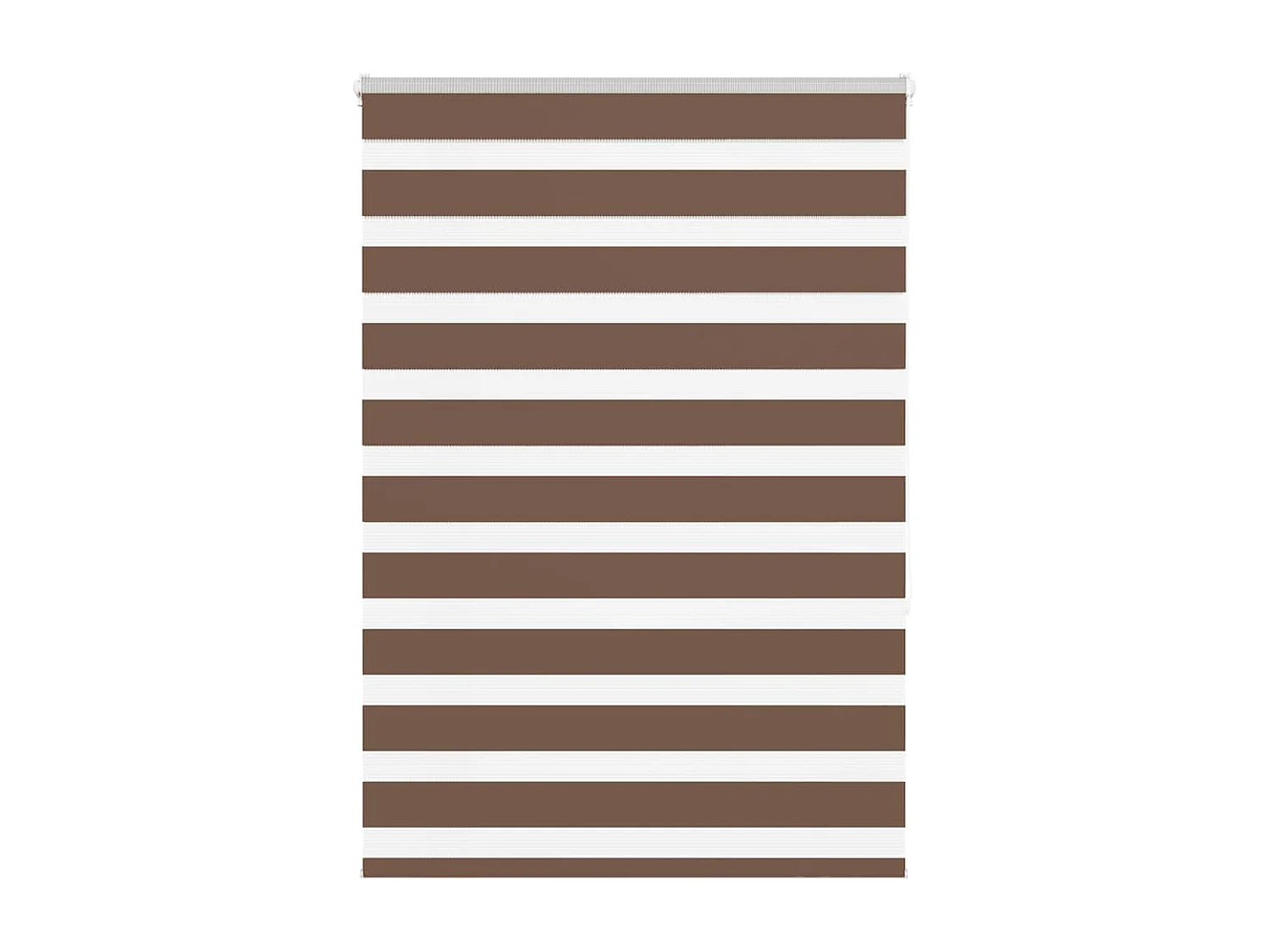 Store zèbre marron 115x150cm largeur du tissu 110,9cm polyester