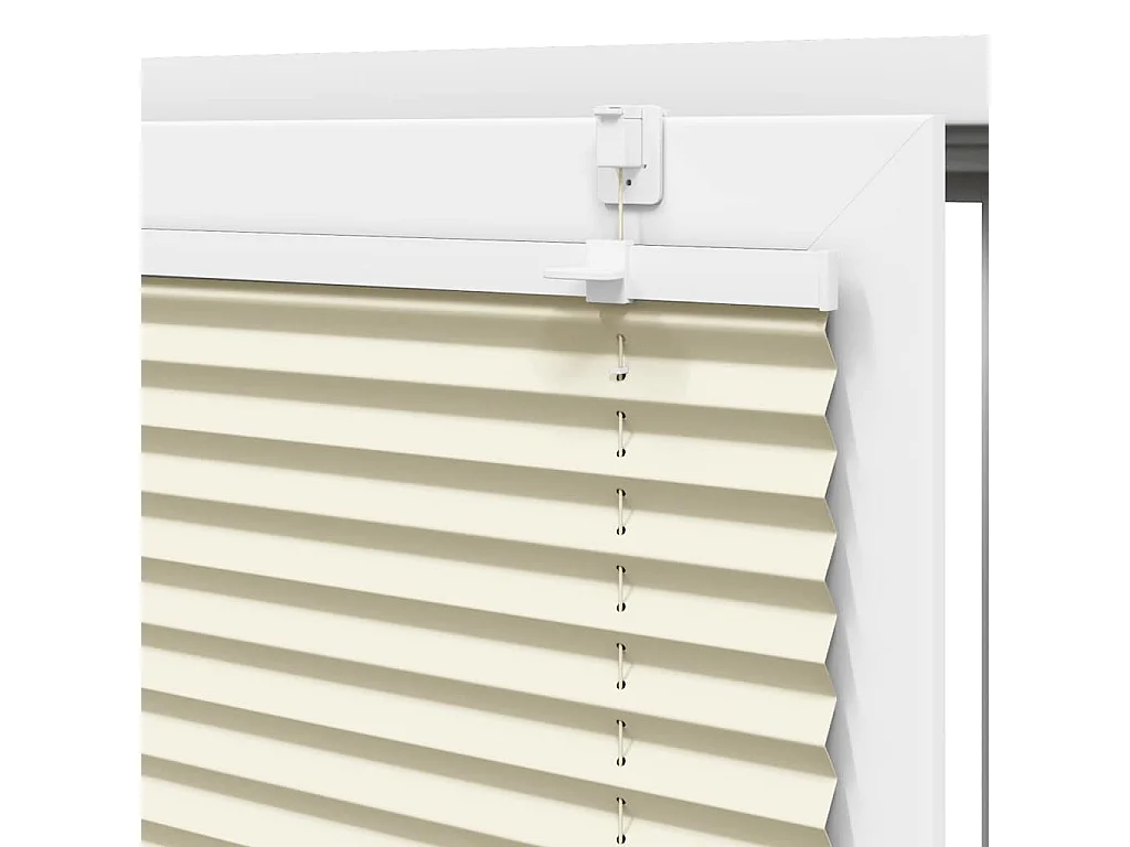 Store plissé crème 65x150 cm largeur du tissu 64,4 cm polyester