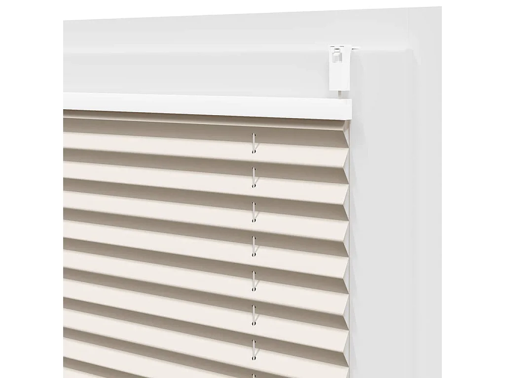 Store plissé 80x100 cm Crème