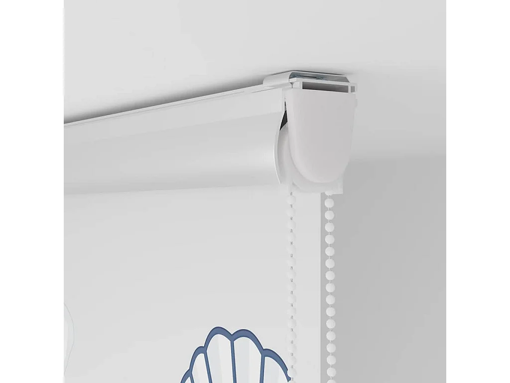 Store enrouleur de douche avec cassette largeur du tissu 66 cm