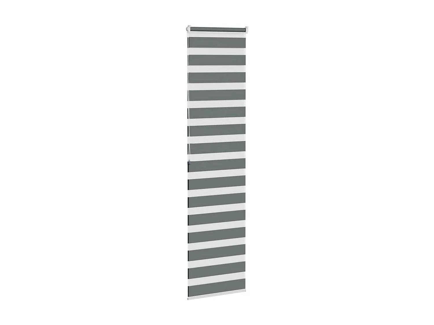 Store zèbre gris foncé largeur du tissu 65,9 cm polyester