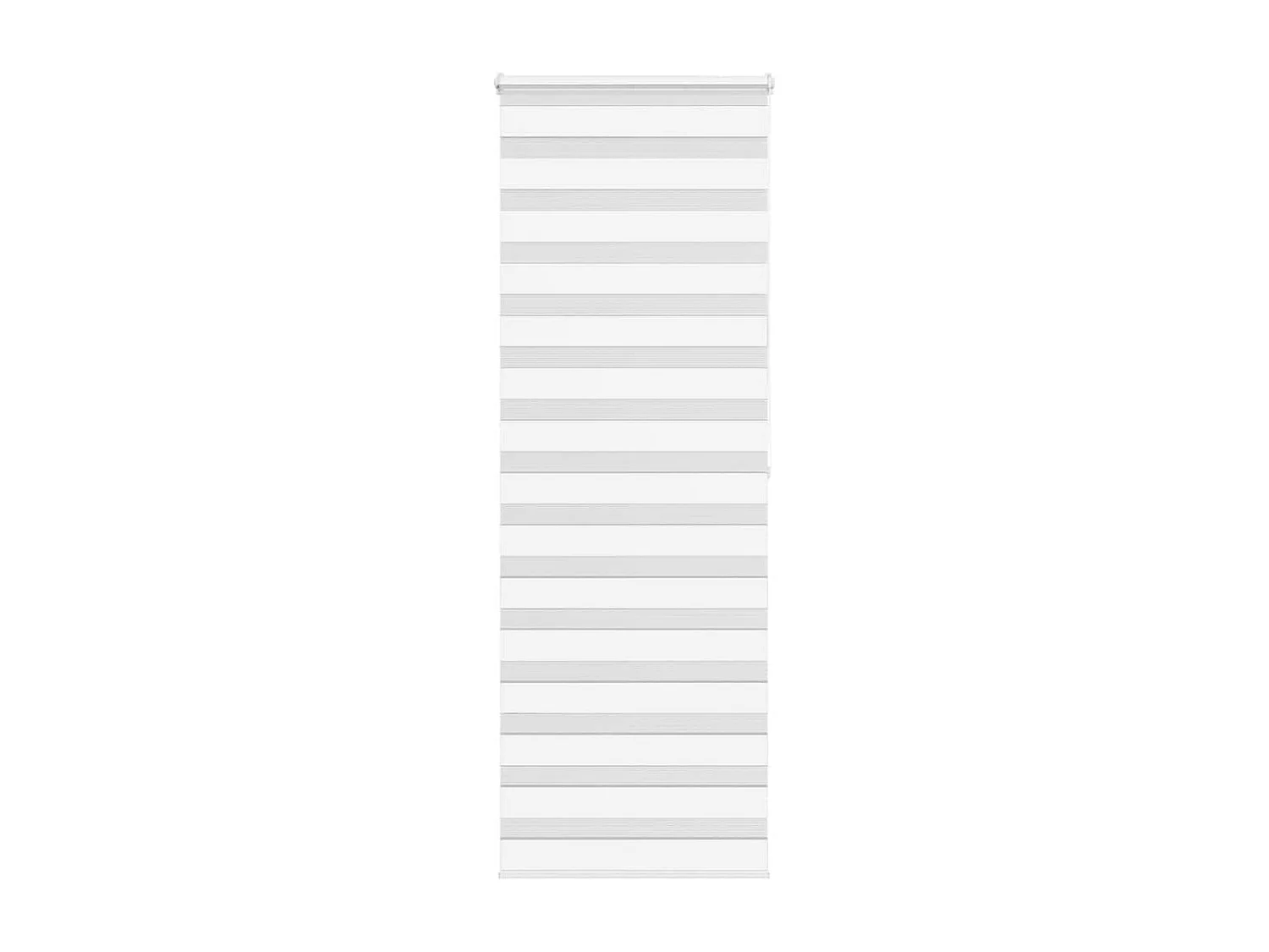 Store zèbre blanc 75x200 cm largeur du tissu 70,9 cm polyester