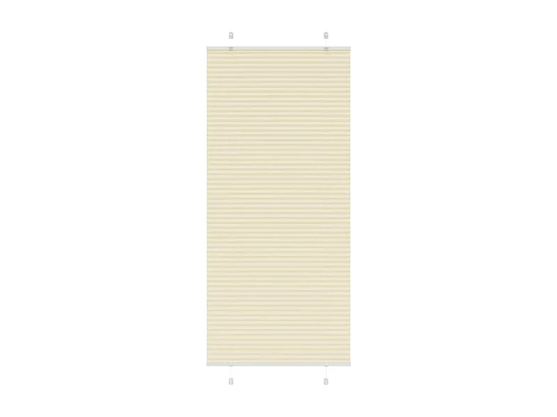 Store plissé crème 100x200cm largeur du tissu 99,4 cm polyester