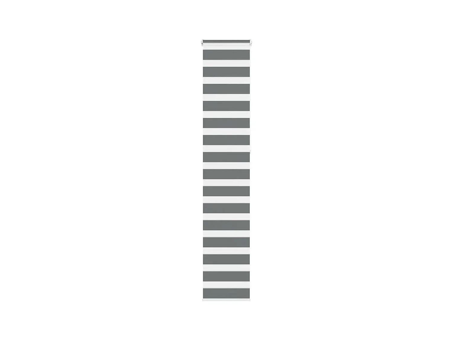 Store zèbre gris foncé largeur du tissu 45,9 cm polyester