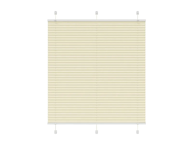 Store plissé crème 115x150cm largeur du tissu 114,4cm polyester