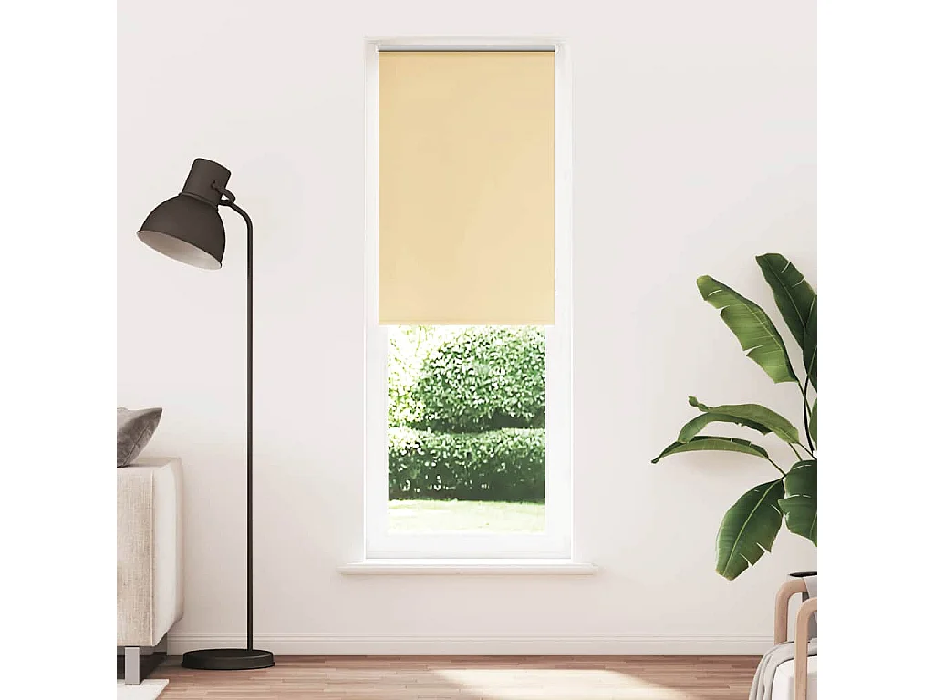 Estor Enrollable Opaco Beige 80x230 cm Tela Ancho 75,7 cm