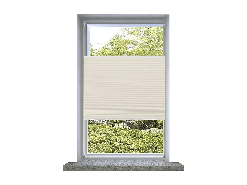 Plisé Para Ventana Persiana 110X150cm Crema