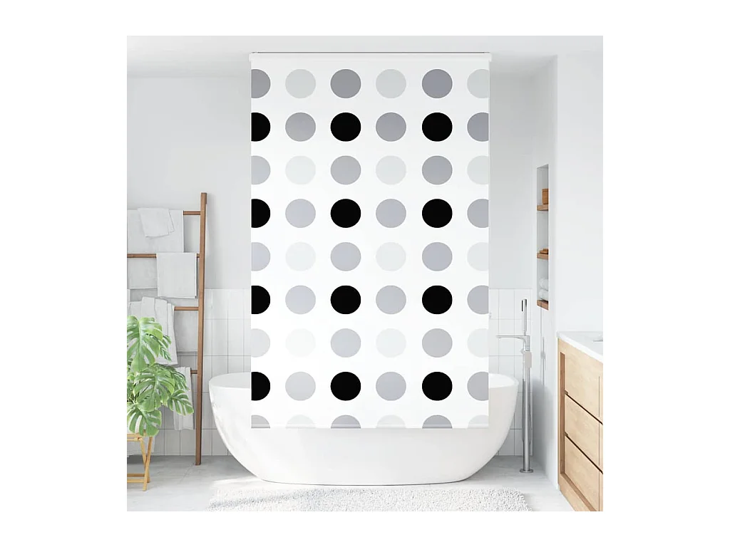 Store enrouleur de douche avec cassette largeur du tissu 136 cm