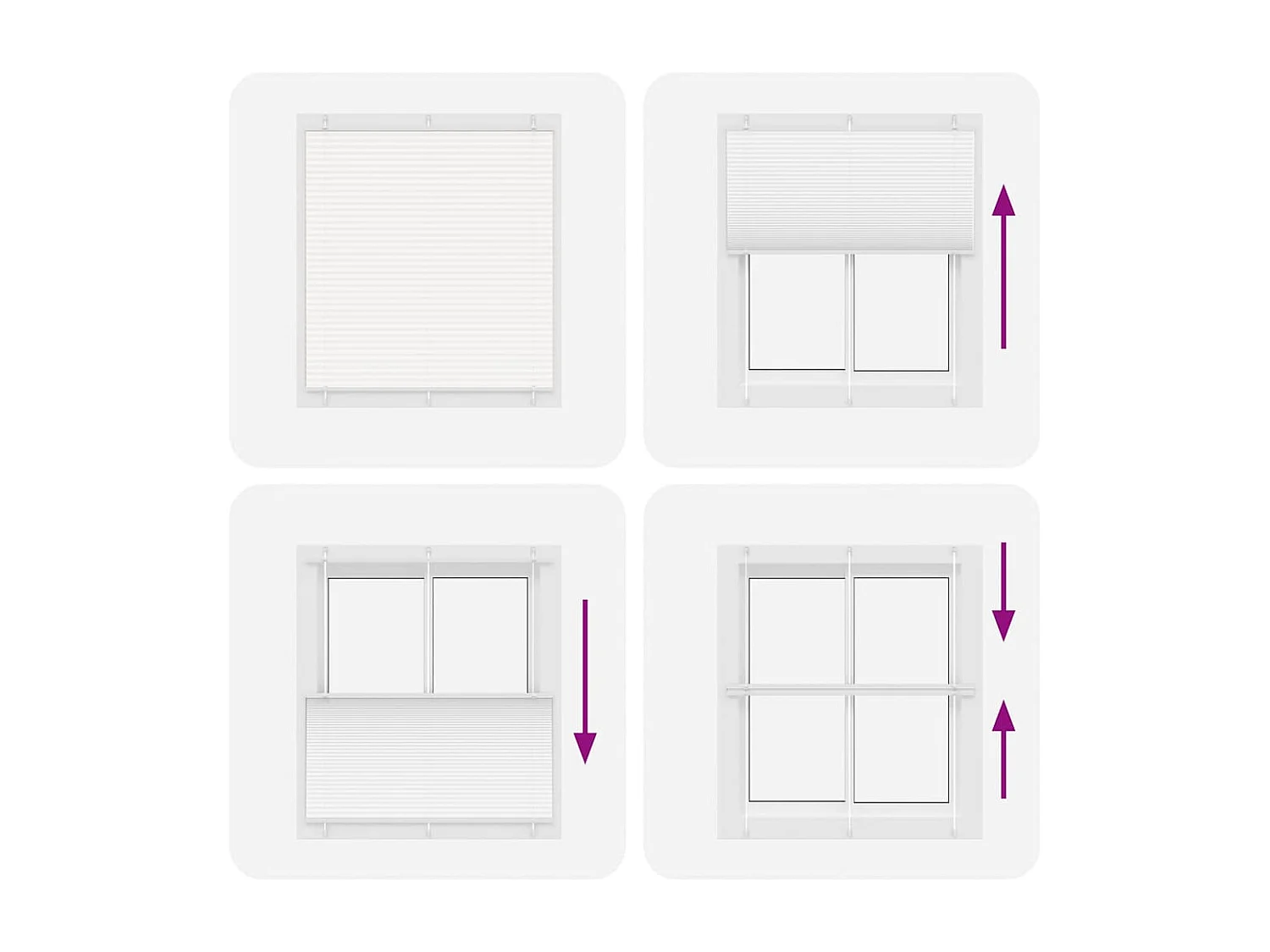 Branco Plissada Cega 115x150cm Largura Tecido 114,4cm Poliéster