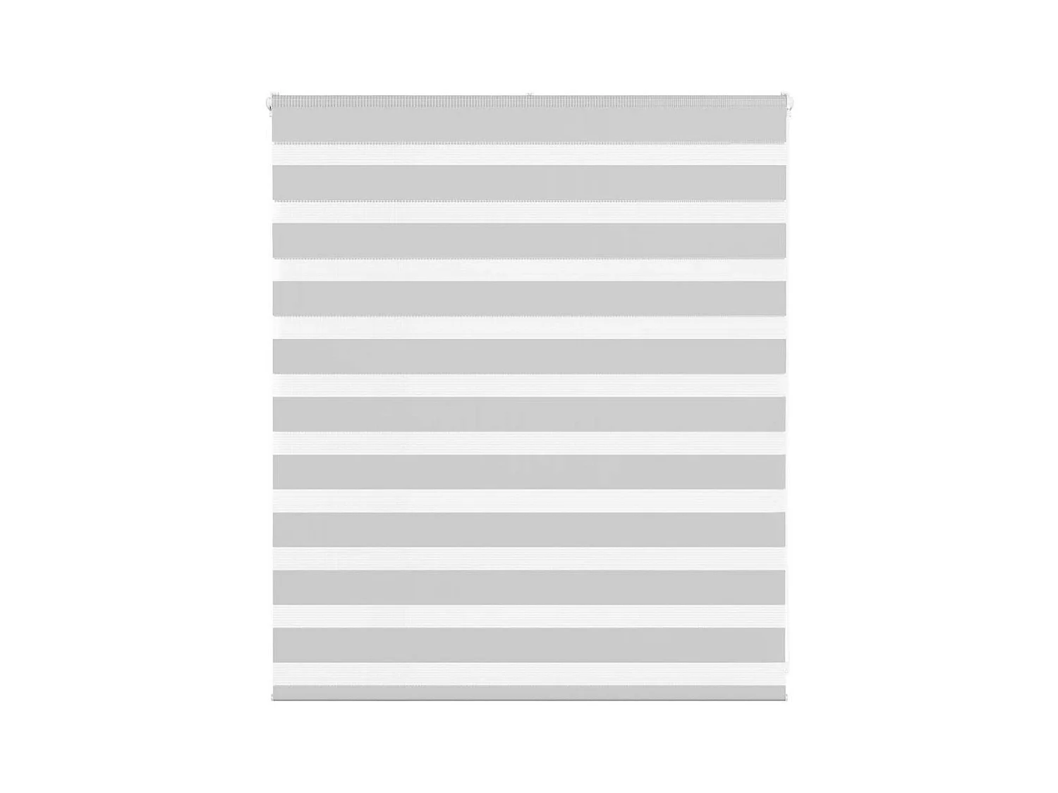 Store zèbre gris clair largeur du tissu 125,9 cm polyester