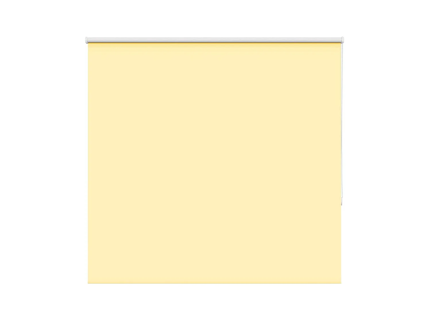 Store enrouleur occultant jaune largeur du tissu 156,6 cm