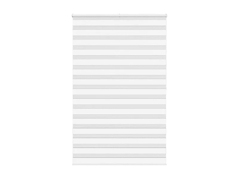 Estor cebra blanco 150x200 cm tejido ancho 145,9 cm poliéster