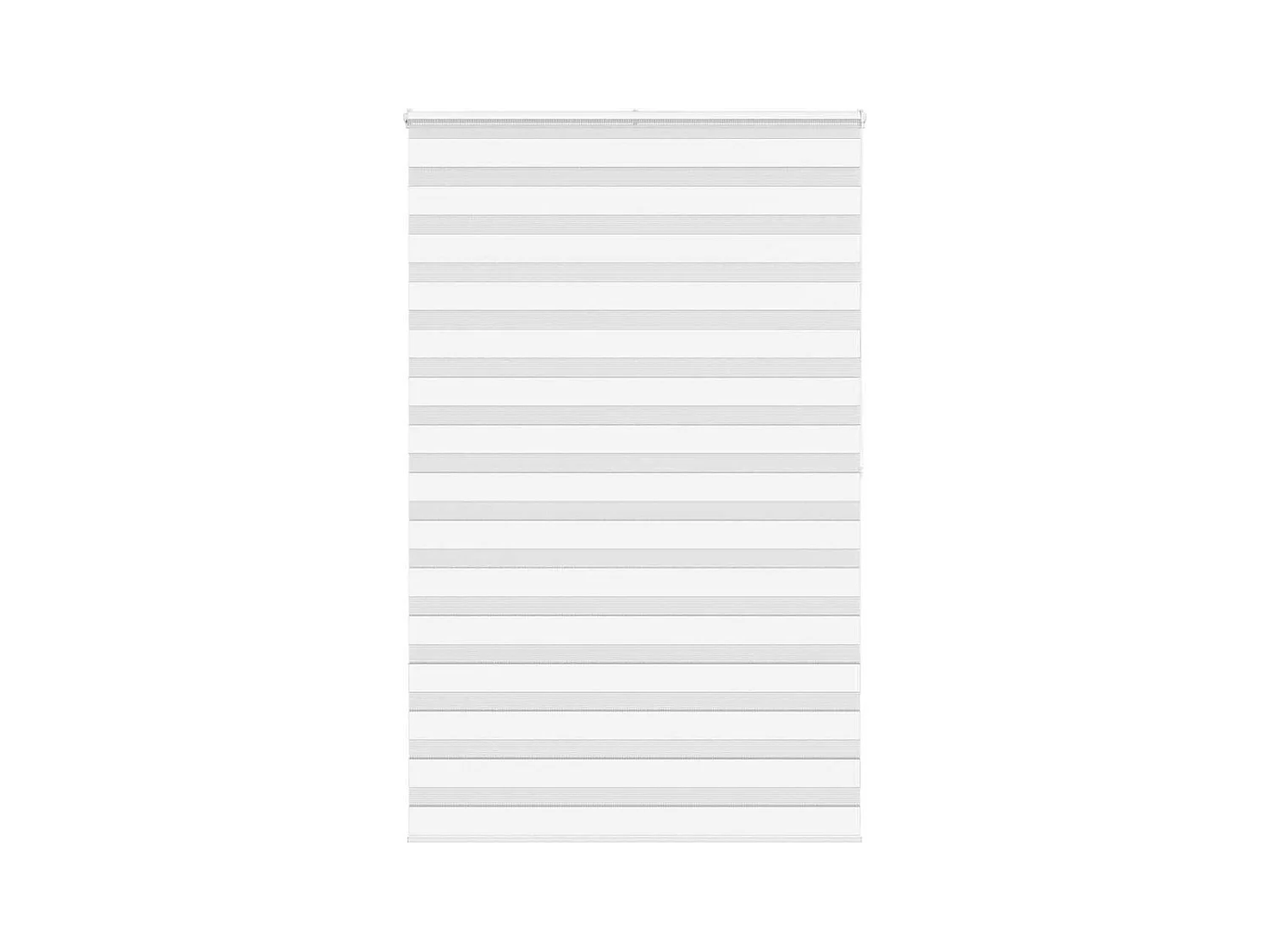 Store zèbre blanc 150x200 cm largeur du tissu 145,9cm polyester