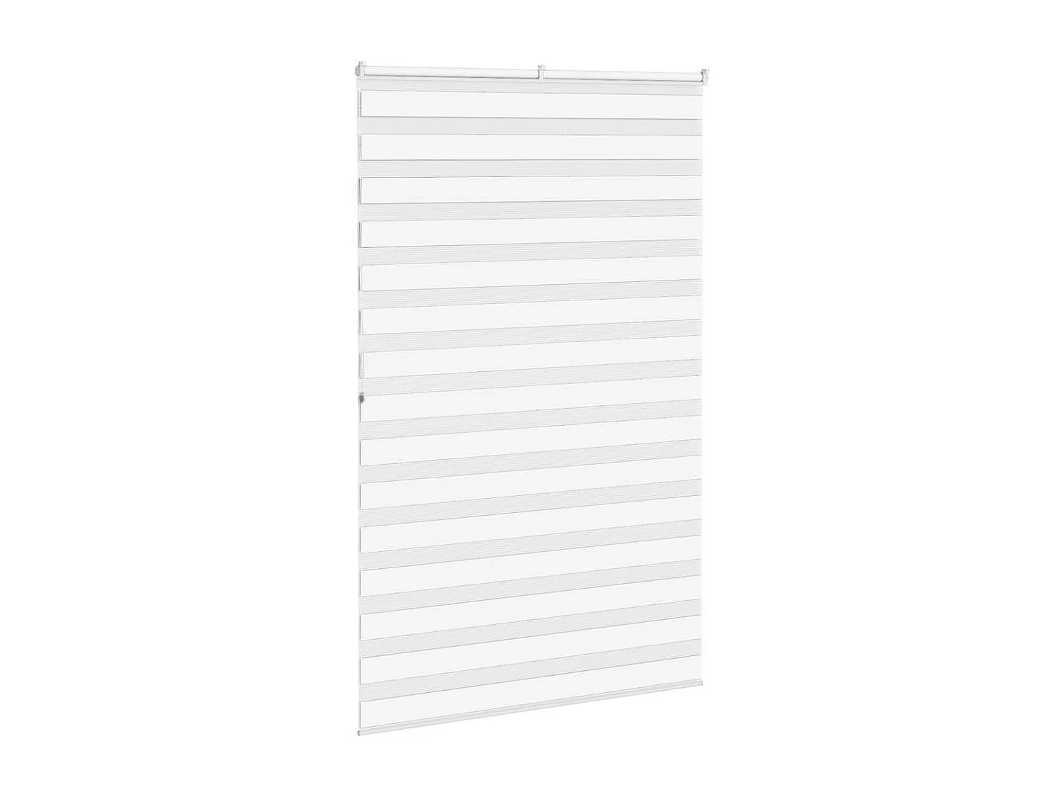 Store zèbre blanc 150x200 cm largeur du tissu 145,9cm polyester
