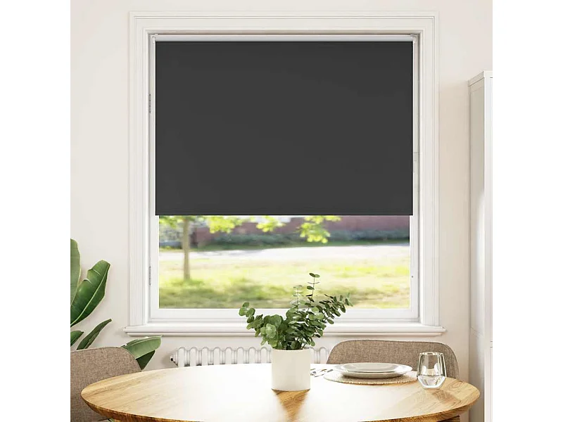 Estor Enrollable Opaco negro 90x175 cm Tela Ancho 85,7 cm