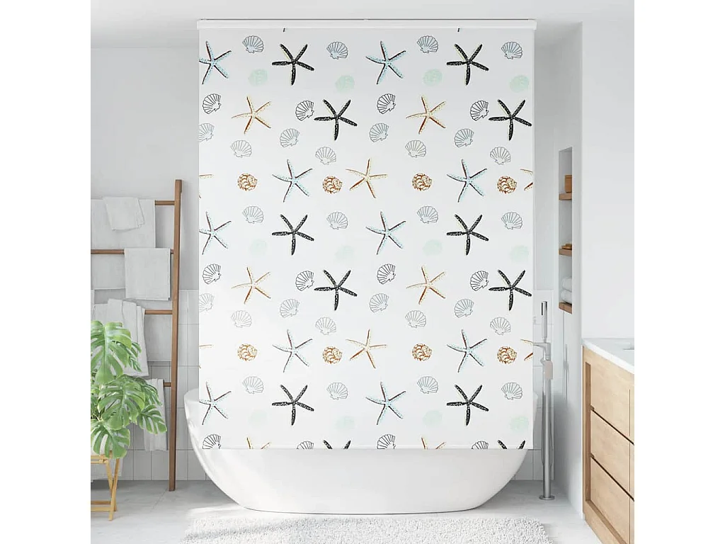 Store enrouleur de douche avec cassette largeur du tissu 146 cm