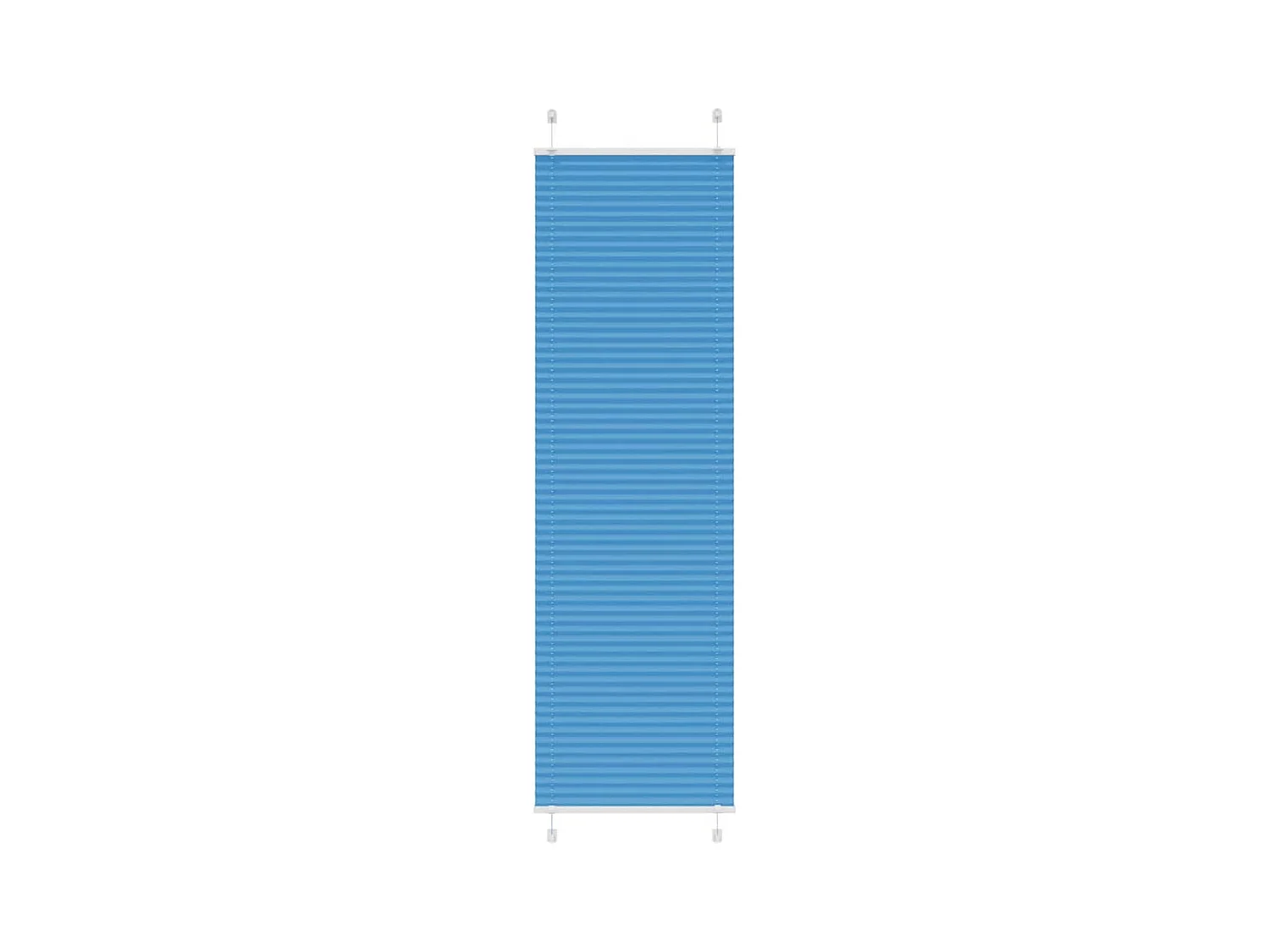 Store plissé bleu 55x200 cm largeur du tissu 54,4 cm polyester